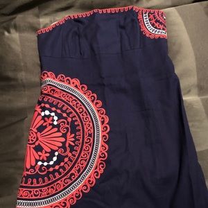 Lilly Pulitzer strapless dress size 10